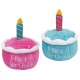 Gioco Giochi FouFou Dog Birthday Cake Plush Toys (2pcs. ass.)