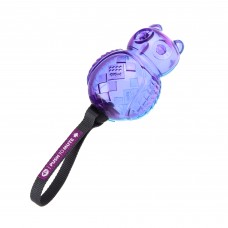 Gioco Giochi GiGwi Owl Push To Mute transparent purple/blue 